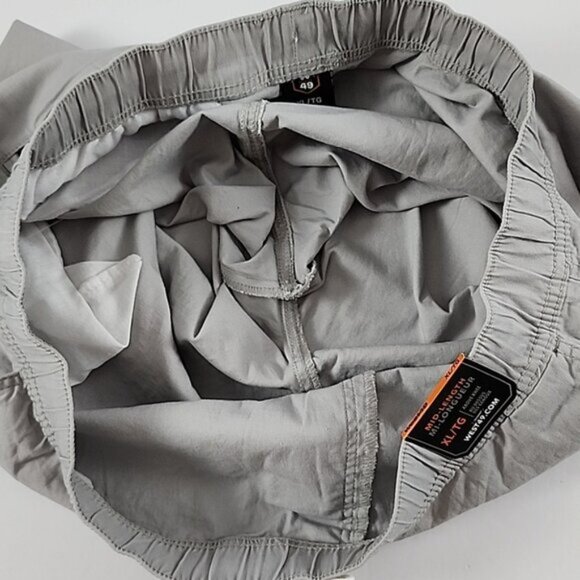 NWT West 49 Men's Mid Length Above Knee Cotton Stretch Shorts Grey Size XL - Picture 6 of 14